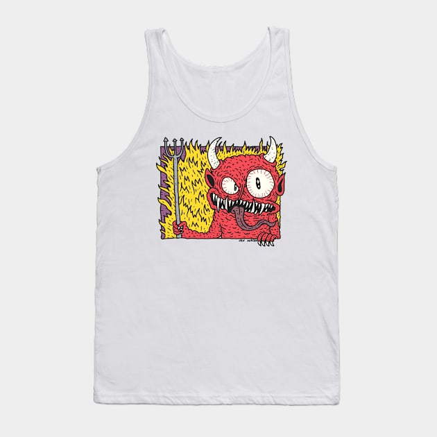 Devil Evil Tank Top by hex